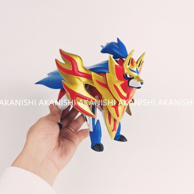 pokemon zamazenta shield 0889 art pikachu toy figure sculpt go figurine 3d print model - Mito3D