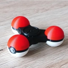 pokespinner pokeball fidget spinner Spiel pokemon gehen 3d print model - Mito3D