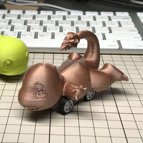 pokmon charmander pull-back giocattolo auto gioco pokemon figure andare giocattoli 3D print model - Mito3D