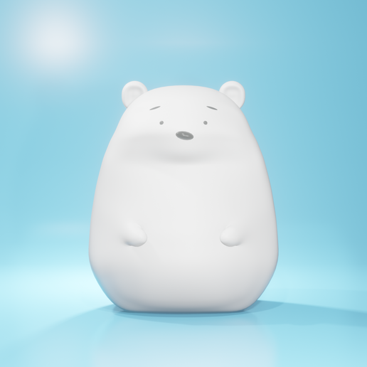 Polar Bär Tier 3D print model - Mito3D