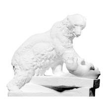 oso polar sello arte 3d print model - Mito3D