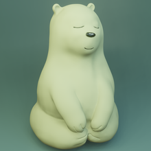 polaire ours scandaleux we nu 3d print model - Mito3D