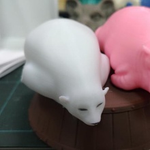 polarbear hoher Auflösung verschiedene Tiere Spielzeug 3d print model - Mito3D