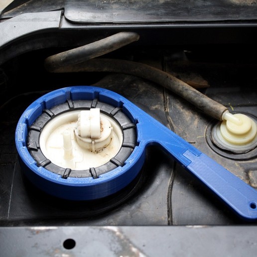 polaris fuel pump retaining ring wrench - ranger etx plus others tool cap gas hand tools 3D print model - Mito3D