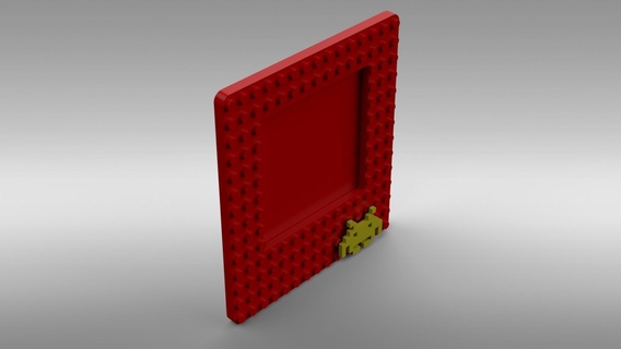 polaroid foto telaio struttura 3d print model - Mito3D