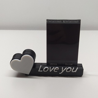 polaroid stand led photo valentine love 3d print model - Mito3D