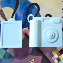 polaroid stile ritratto telecamera moda 3d print model - Mito3D