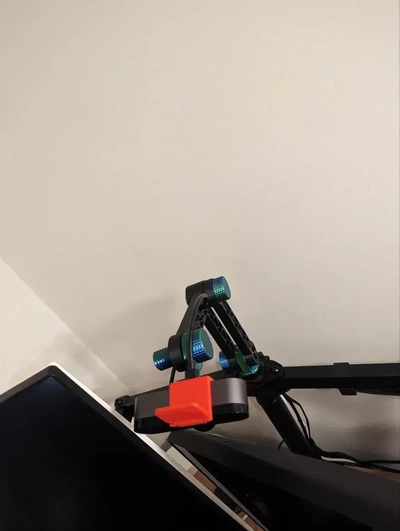pole mount articulating arm gadget 3d print model - Mito3D