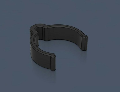 pole wire clip mammotion luba rtk 3d print model - Mito3D