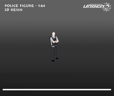 polis ölçek 164 3d Yazdır model oyun adam Kadın karakter vücut insanlar şekil 1 64 diyorama 3d print model - Mito3D