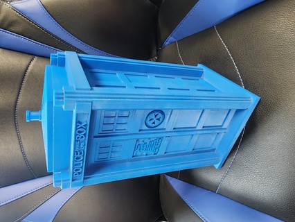 police box tardis container dr 3d print model - Mito3D