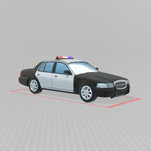 police car game toy 3d print model - Mito3D