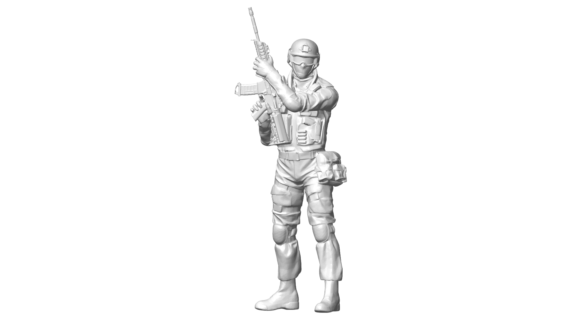 polizia figura scultura miniatura soldato carattere manichino donna signora ballerino ragazza angelo posa vr meta metaverso ar mr 3D print model - Mito3D