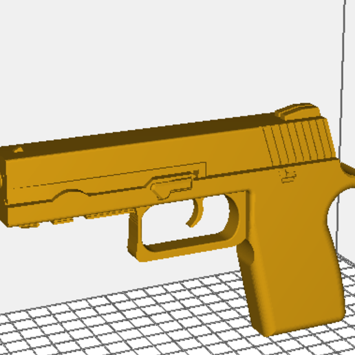 polícia arma a arte wepon 3D print model - Mito3D