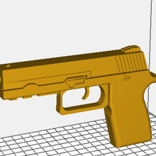 la police gun art arme à feu wepon 3d print model - Mito3D