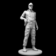 police officier art uniforme cobani loi statue monument représentation 3d print model - Mito3D