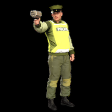 police speed control 3d print model - Mito3D