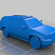 Polizei suv gmc Yukon Rahmen Spiel Fahrzeuge 3d print model - Mito3D