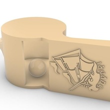 police whistle 3d print model - Mito3D