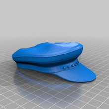 policeman's hat fashion accessories 3d print model - Mito3D