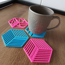 poligons cup holder architecture toy plant flower pot 3d print model - Mito3D