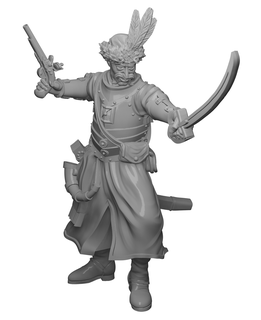 polish noble 1 xvii thirty years' war polish-lithuanian commonwealth sabre musketeers cossacks 3d print model - Mito3D