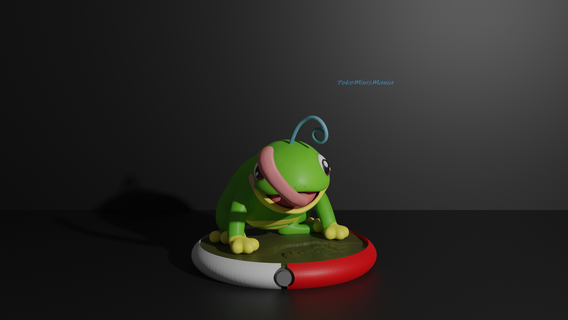 politisé Pokémon 3d impression modèle poliwag poliwhirl courroux grenouille bats l'eau têtard hypnose monstre pokedex pokeball cendre Pikachu Évoli 3d print model - Mito3D