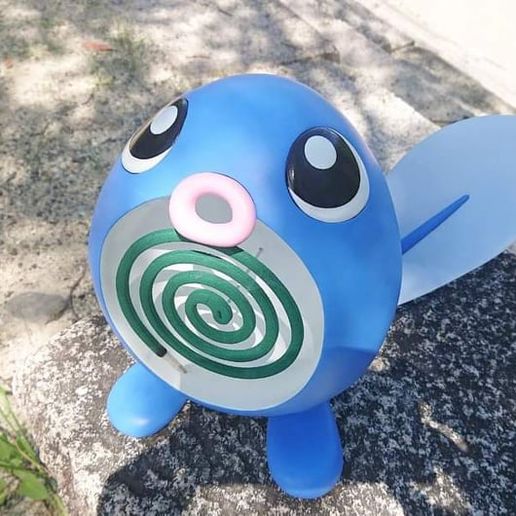 poliwag mosquito repelente base artilugio pokemon 3D print model - Mito3D