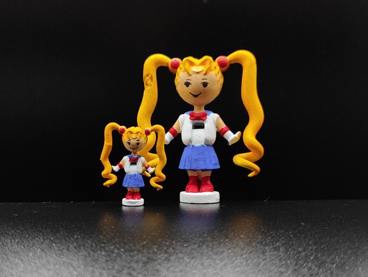 polly poche marin lune jeu usagi 3d print model - Mito3D