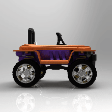 polly poche utv Jeu auto terrain suspension 3d print model - Mito3D