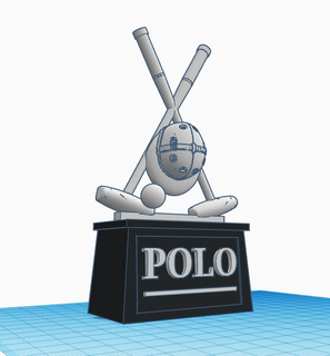 Polo Turnier Trophäe verschiedene Pole vergeben Geschenk Pferde Sport 3d print model - Mito3D