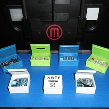 Positionen Container Werkzeug Box Deckel Werkzeuge 3d print model - Mito3D