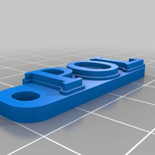 pol özelleştirilmiş anahtarlık 3d print model - Mito3D
