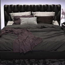 poltrona frau bluemoon bed roberto lazzeroni bedroom bedset 3d print model - Mito3D