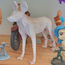 poly afrikanisch wild Hund 3d print model - Mito3D