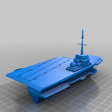 poly aircraft carrier a-12 nae paulo art aircraftcarrier blender brazil design france military navy ship 3d print model - Mito3D