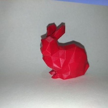 poly Hase Coelho geometrisch Osterei Lowpoly niedrig Kaninchen Tiere 3d print model - Mito3D
