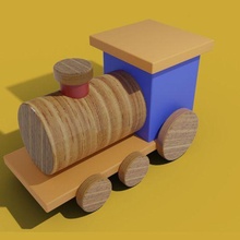 poly cart game 3d print model - Mito3D