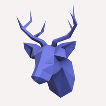 poly deer head 3d print model - Mito3D
