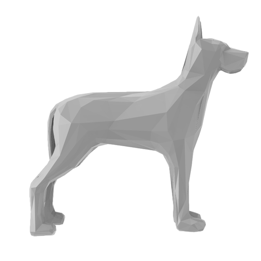 poli cane 3D print model - Mito3D