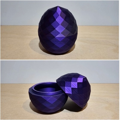 poly egg easter 3d print model - Mito3D