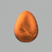 poly egg ei easter eastern osterdecko ostern osterei huhn deko ender leicht zu drucken 3d print model - Mito3D