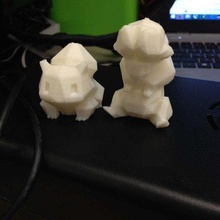 poly flaumig Spiel Tiere 3d print model - Mito3D