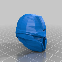 poly helmet gundam inspired models 3d print model - Mito3D