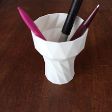 poly pencil cup 3d print model - Mito3D