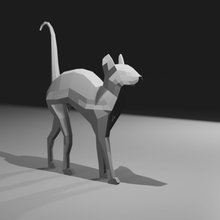 poli Peterbald kedi düşük kel Peter heykel 3d print model - Mito3D