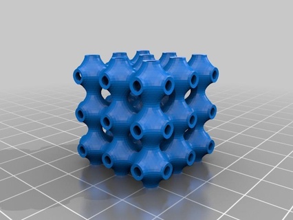poli Schwarz ilkel kabuk versiyon matematik 3d print model - Mito3D