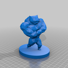 poly swole bulbasaur game toy 3d print model - Mito3D