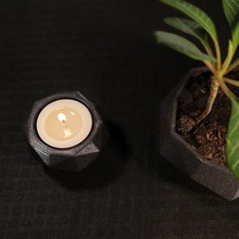 poli tè candela titolare supporto 3d print model - Mito3D