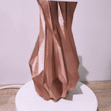 poli tuono vaso modalità fiori essiccato geometrico design 3d print model - Mito3D